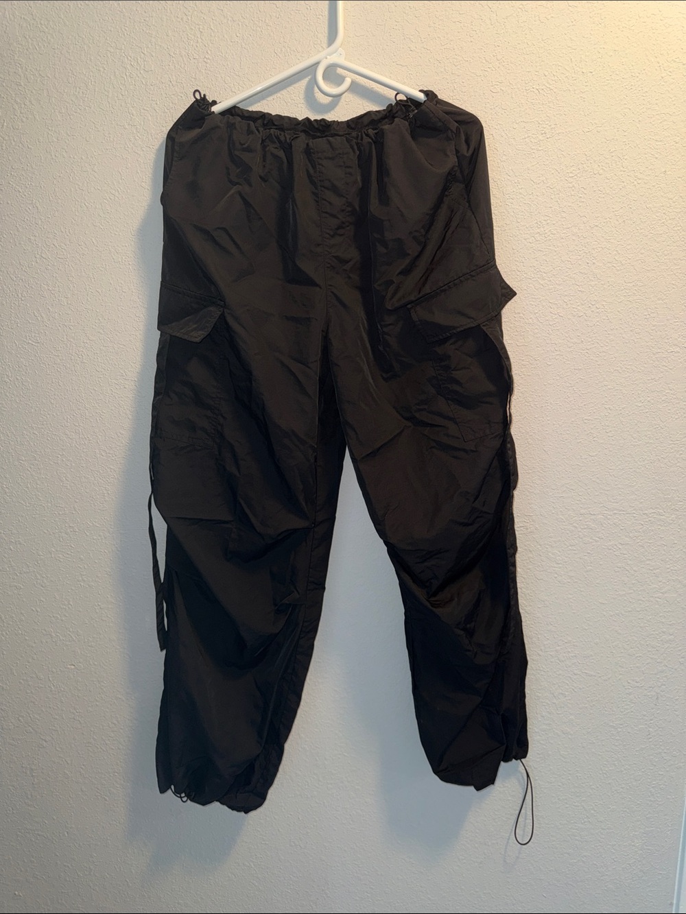 SHEIN Black Utility Cargo Joggers